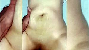 Stepsister's Playful Encounter in Homemade Setting