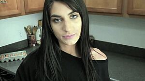 Step brother sneaks into teen sister's bed for daring ass action. Creampie seals the taboo night.