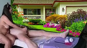 Pridi hitro z Agarabas in Olprs javnim blowjob in handjob bližnjim posnetkom