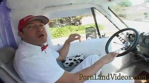 young sexy roller girl ashley deep sucking cream