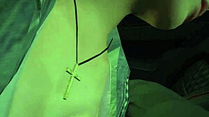 I met this dirty blonde prostitute in GTAV and she was so hot, I couldn't resist fucking her!