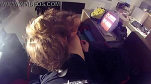 blowjob cumshot surprise in horny mouth