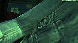 I met this dirty blonde prostitute in GTAV and she was so hot, I couldn't resist fucking her!