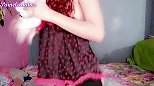 Teen Latina Voyeur In Lingerie