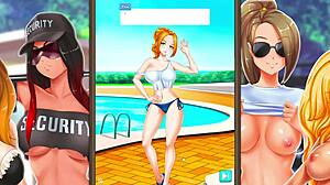 Hot Busty Girlfriend Plays Business Game with Monster Cock