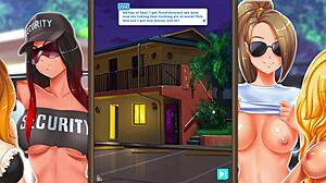 Hot Busty Girlfriend Plays Business Game with Monster Cock