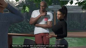 Casual interview leads to deepthroat with massive black cock