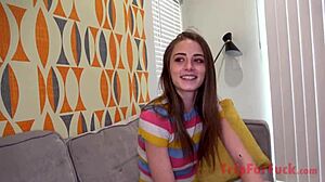 AMWF creampie story of a pretty girl giving an impressive blowjob