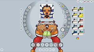 ahsoka tano gets double penetrated by alien monster cocks in hentai gloryhole