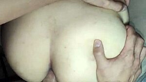 Amateur bent over in doggystyle tight pussy creampie homemade