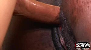 Jadah Kiss Craves Big Cock, Servicing Horny Dudes in Ghetto for Creampie Action.