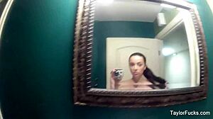 Taylor Vixen Enjoys Sensual Shower Masturbation With Big Tits