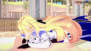 Bianka Ataegina Durandal Honkai Impact Blowjob Scene