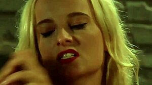 hey, this bdsm lesbian is tied up in the garage and punished with a whip 😈