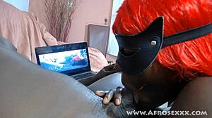 ebony blowjob addict ms fufu passionately sucks dick for hours