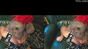 3D VR Bettie Hayward Strips in Vintage Tease