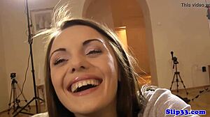 Intense cocksucking session with senior in stockings POV