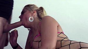 Vicky Sucks Bound In Hardcore Bondage!