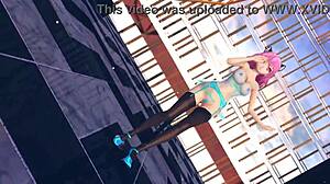 Big Tits Anime Girl In Lingerie