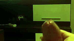 Victoria June Gives Intense Handjob! Cumshot Explosion!