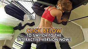 September Reign's Interracial Strip Tease With Darkmeat And Whitedick