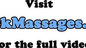 Kecantikan Asia, seberapa bagus kamu di tugging masseur?