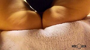Does this mature ass shake with orgasm while getting pussy licked and semen retained?