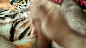 Feeling Intense Pleasure While Finishing Solo