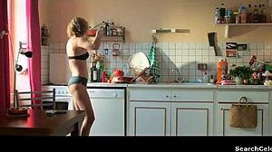 I luv Celine Sallette's smal tits in nued scene