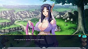 巨乳ファンタジー・ロクサーヌがワイルドなHシーンを英語で解き放つパート2