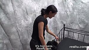 I got seduced by a cute Czech girl at the shopping centre for POV action!