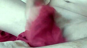 Nice handjob with fingerprint lock in public