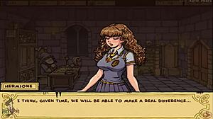 Watch Akabur's witch trainer strip and submit in BDSM game?