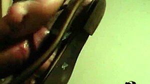 Wife Gives Intense Footjob Cumshot