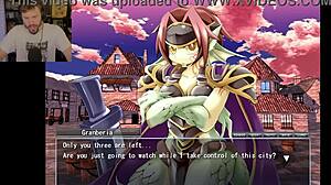 Confronting the monster girl with huge tits and pussy