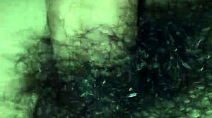 Gay anal sex in the rain scene.