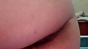 dildo in my ass opens like a flower during anal masturbation