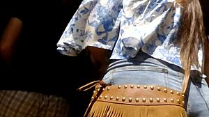 voyeur watches that cute ass closely.