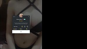 Em Nhung Hani shows off big tits on webcam