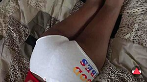 Brunette with big ass bent over for doggystyle anal fucking