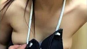 Japanese amateur A.O. in car sex adventures 😈