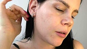 i imagine giantess anna will eat you with close-up homemade action.