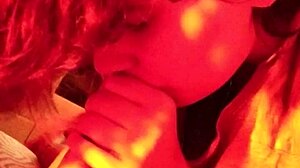 Nice Gift: Beautiful Darcy Dark Delivers A Suggestive Blowjob On Monster Cock