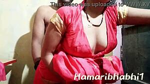 Indian Village Wife Banged in Red Saree 😍