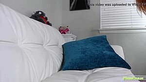 Redhead milf spreads wide with buttplug in tight asshole. Her webcam show gets wild.