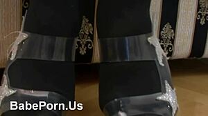 Intense emotions surge during foot fetish sucking session