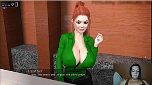 Holiday Island Part 3: Mature Milf's Bold Tit Show