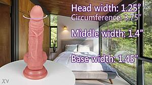 bold realistic dual density silicone dildo