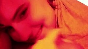 Nice Gift: Beautiful Darcy Dark Delivers A Suggestive Blowjob On Monster Cock