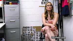 Fragrance Thief Milf Gets Hardcore Desk Punishment